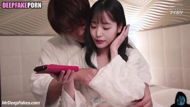 Pov sex scene in the sauna (アイヴ インターネットの有名人) with Wonyoung