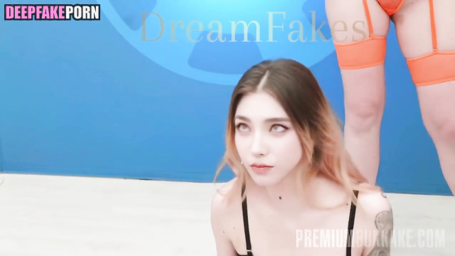 Bukkake porn with Karina / 카리나 에스파 girl wants to be your first