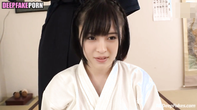 Mature man teaching her adult love / 広瀬すず 偽の有名人のポルノ Suzu Hirose face swap