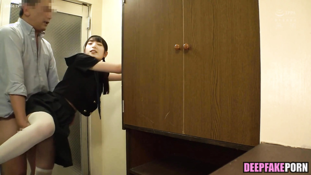 Teen made blowjob to old fart on the stairs ai Asuka Saito 齋藤 飛鳥 乃木坂46 [PREMIUM]