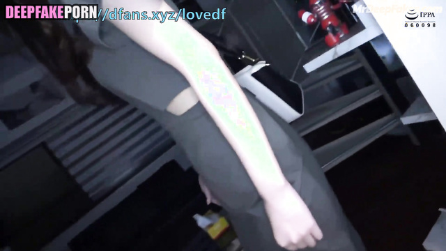 Skinny Sabrina Zhuang (庄达菲 智能换脸) is happy to see your cock this night, ai