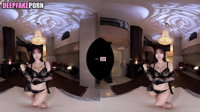 アダルトビデオ VR adult video of sexy Neru Nagahama 長濱ねる in her best lingerie