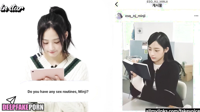 Fake Minji fucking on the floor with old fart / ニュージーンズ ディープフェイク エロ