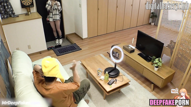Fast and confident handjob in the bathroom, Arin (아린 오마이걸) deepfake video