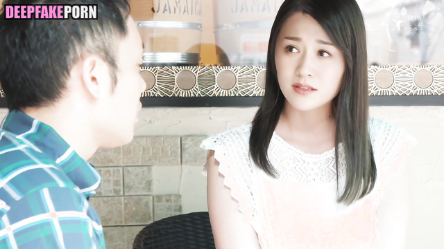 李小冉 智能換臉 housemaid Li Xiaoran enjoying sex at the kitchen, real fake [PREMIUM]