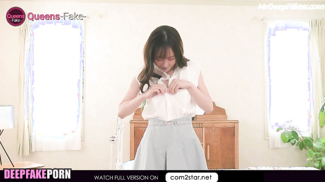 Pov sex scene with Yui Aragaki (あらがき ゆい ポルノ) babe showed her underwear