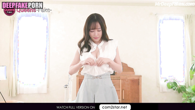 Pov sex scene with Yui Aragaki (あらがき ゆい ポルノ) babe showed her underwear