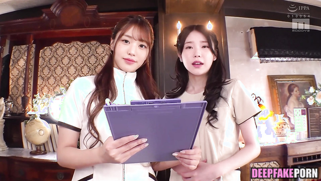 One dick for two hungry sluts : how IU and Wonyoung will share it アイヴ IVE ポルノ porn