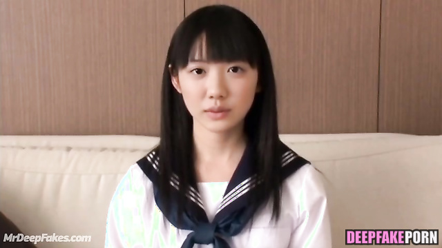 Teen and her first sensations of touching boobs, fake Mana Ashida 芦田愛菜 性別