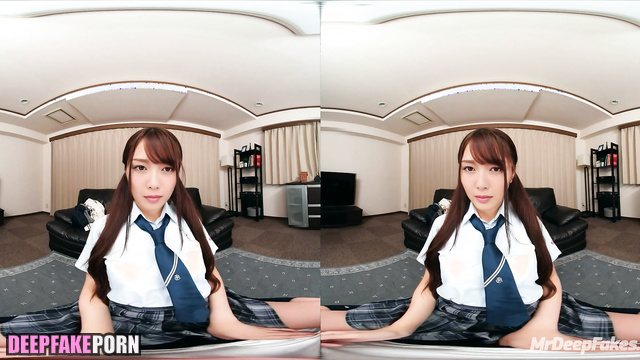 Japanese star wants to fuck you in schoolgirl uniform ディープフェイク アダルトビデオ