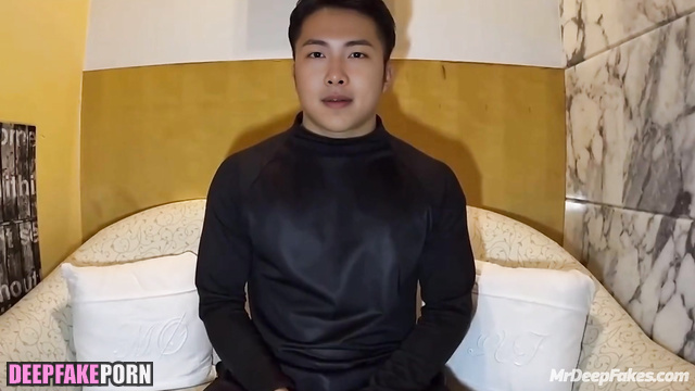 It was his first sex with a girl / 防弾少年団 フェイクポルノ RM smart face change