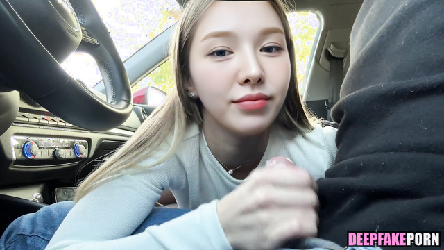 She refused to swallow your cum - Wendy 웬디 레드벨벳 sex scenes in the car [PREMIUM]