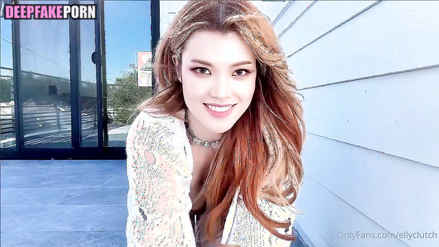 Cock sliding between her tits - Karina (카리나 에스파) smart face change [PREMIUM]