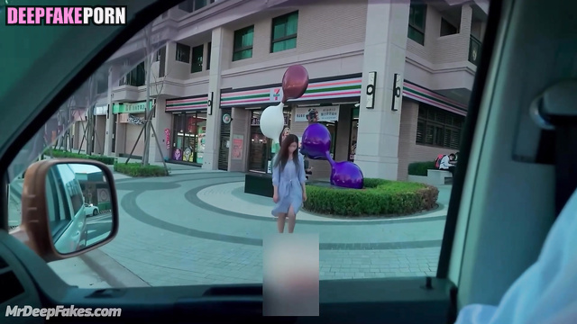 Any random guy on the car can get a chance to fuck 楊穎 Angelababy 成人 adult