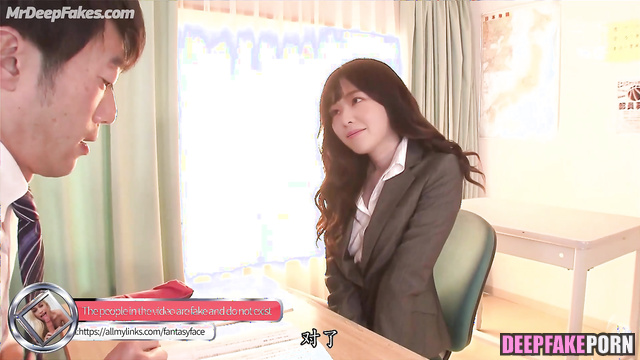 Irene 아이린 becomes very naughty teacher to her student Red Velvet 레드벨벳 fake porn 가짜 포르노