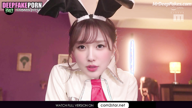 Sexy bunny touching your body - Miyeon (G)I-DLE face swap / 조미연 가짜 포르노