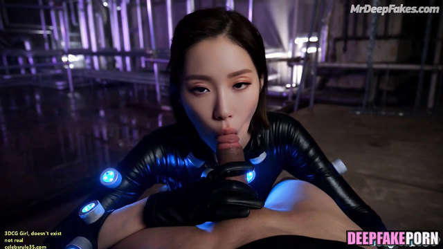 She making blowjob in a strange suit - Taeyeon 少女時代 ディープフェイク エロ A.I.