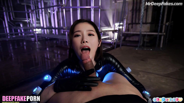 She making blowjob in a strange suit - Taeyeon 少女時代 ディープフェイク エロ A.I.