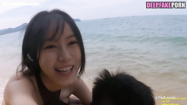 Stranger filming their sex near the pool, Mio Imada (今田 美桜 アダルトビデオ) A.I.