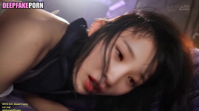 アイズワン 有名人のセックス sweaty games with fuck-machine (Chaewon deepfake porn)