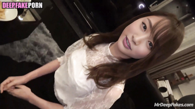 She always smiles during sex / Elina Arai (新井 恵理那 情熱的なセックス) face swap