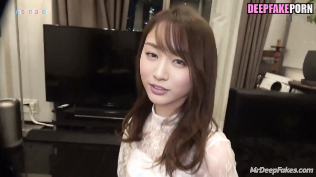 She always smiles during sex / Elina Arai (新井 恵理那 情熱的なセックス) face swap