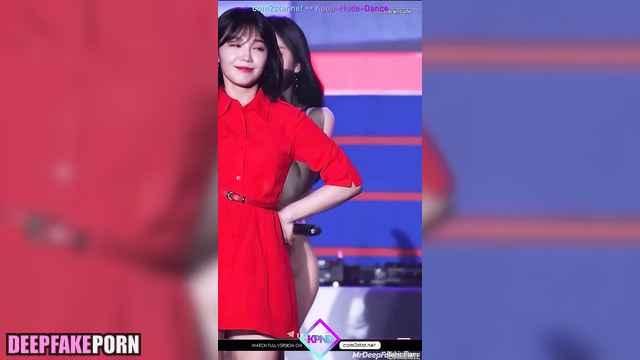 Everyone dances dressed and Karina dances naked - pmv fake porn 카리나 에스파