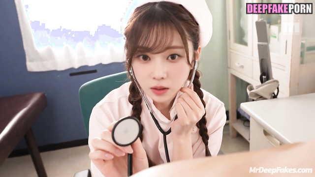 윈터 에스파 dissolute and sexy nurse had fun in a closed hospital, Winter ai