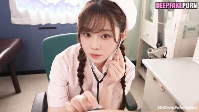 윈터 에스파 dissolute and sexy nurse had fun in a closed hospital, Winter ai