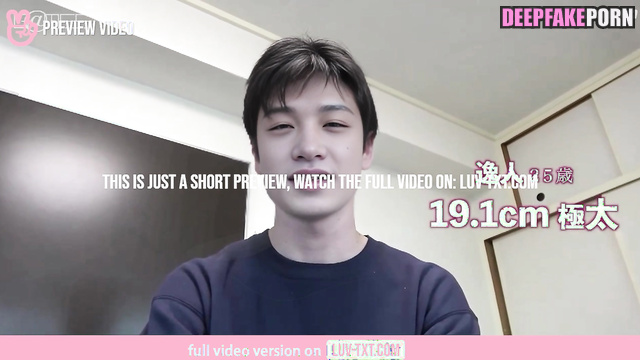 ストレイキッズ ポルノ he convinced you that he sucks sweetly, Bang Chan face swap