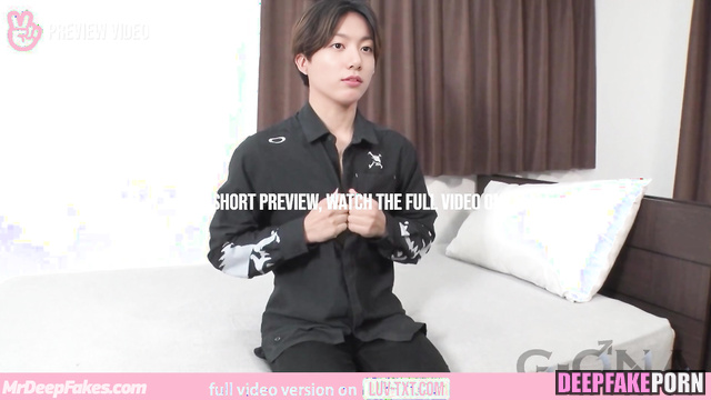 Guy started to undress for his first porn casting, Jungkook (정국 방탄소년단) ai