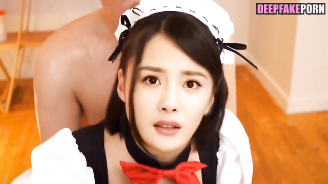Yang Mi getting fucked in a maid costume - artificial intelligence (杨幂 人工智能)