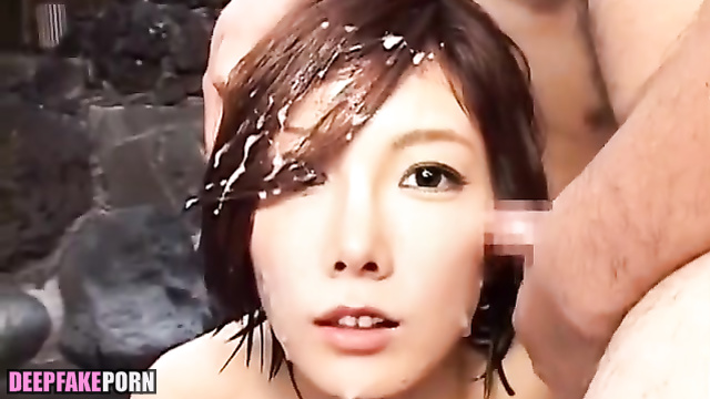 Taeyeon SNSD bukkake sex scene in the park (태연 소녀시대 부카케 섹스 장면)