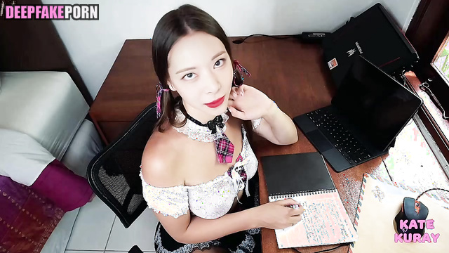 She met you in sexy underwear on bed, Tzuyu face swap / トゥワイス セックスシーン [PREMIUM]