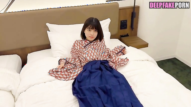 Fake Kanna Hashimoto (橋本 環奈) POV massage tits