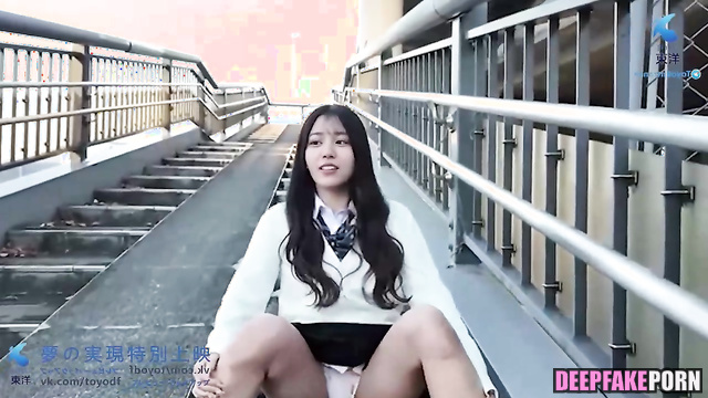 Deepfake Morita Hikaru (森田ひかる) female exposed outdoors