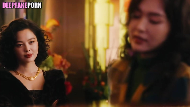 Brunette did it with with a crime boss, Tiffany Tang 唐嫣 性爱场面 real fake [PREMIUM]