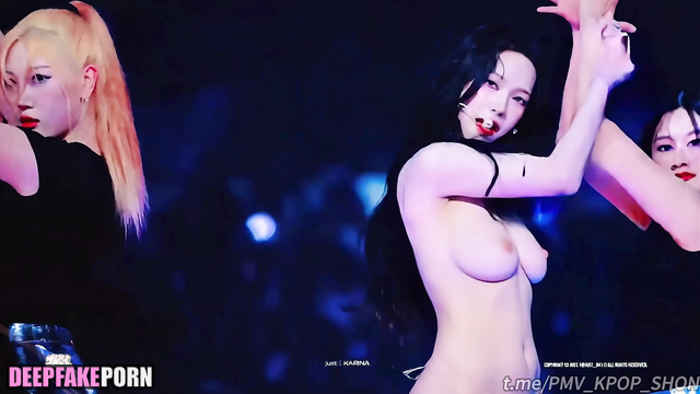 Depfake Aespa Karina (카리나) and Winter (윈터) Nude PMV Dance