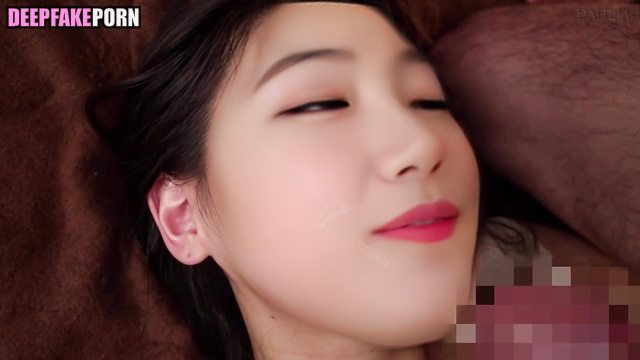 Babe was sucking his tongue during sex / Kazuha ルセラフィム 偽の有名人のポルノ A.I. [PREMIUM]