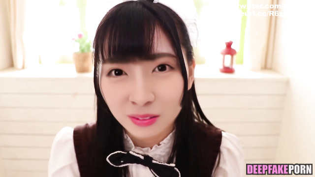 DeepFake J-Pop sex tape / shy maid Kanemura Miku is fingered フェイクポルノ 日向坂46 金村美玖 [PREMIUM]