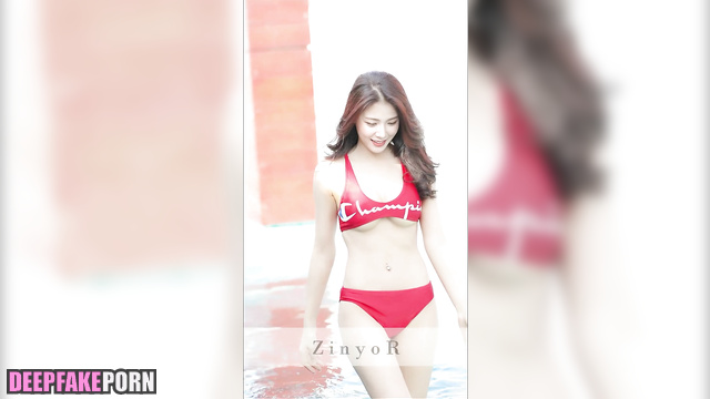 지수 Jisoo deepfake/딥페이크 is emphasizing her big tits (BLACKPINK 블랙핑크)