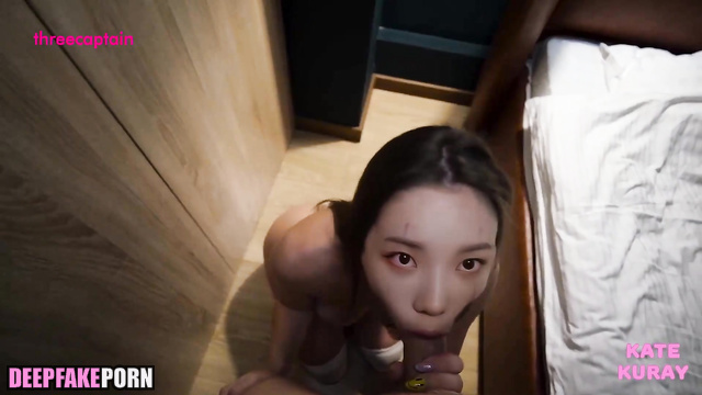 Deepfake Karina plays with dick 딥페이크 사까시 카리나 [PREMIUM]