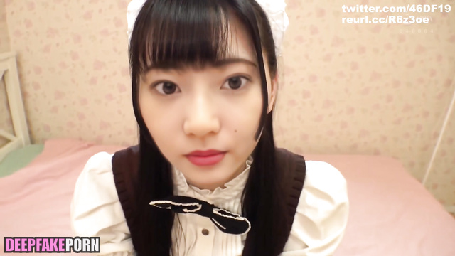 Takeda Rena 武田玲奈 as sexy maid got masturbated deepfake ディープフェイク エロ [PREMIUM]