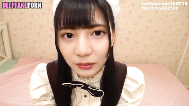Kosaka Nao/小坂 菜緒 is so sexy as deepfake maid ディープフェイク エロ Hinatazaka46 [PREMIUM]