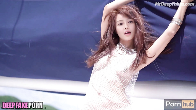 DeepFake tape of dancing petite Angelababy = 智能換臉 裸體 楊穎