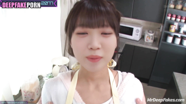 Deepfake kitchen blowjob - Chaewon from LE SSERAFIM / 딥페이크 채원 르세라핌 사까시
