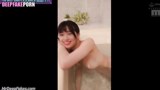 Shy Yujin from IZ*ONE | IZONE gets naughty in bath - fake porn 아이즈원 안유진 가짜 포르노