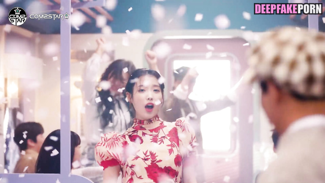 PMV Fake music porn 가짜 포르노 video with compilation of 아이유 IU strong orgasms