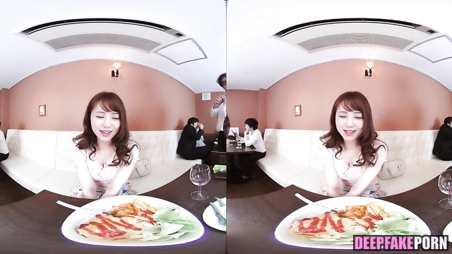 Satomi Ishihara deepfake ディープフェイク エロ VR sex date after dinner  石原 さとみ