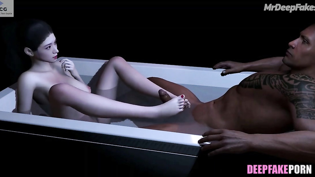 지수 Jisoo makes footjob in 3D animation 딥페이크/deepfake (BLACKPINK 블랙핑크)